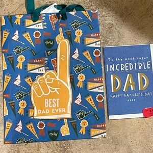 Father’s Day Gift Bag by Roobee and Greeting Card by Hammond Gower